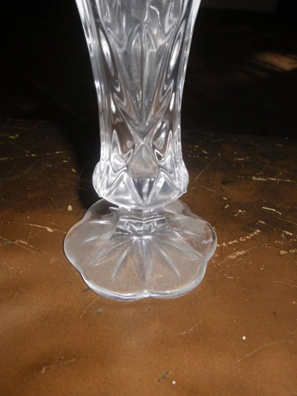 Vintage Small Crystal Vase